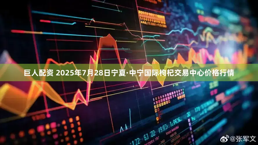 巨人配资 2025年7月28日宁夏·中宁国际枸杞交易中心价格行情