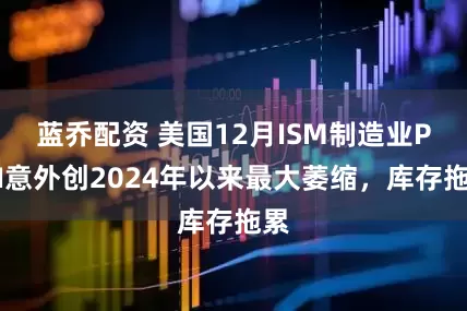 蓝乔配资 美国12月ISM制造业PMI意外创2024年以来最大萎缩，库存拖累